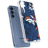 NFL Denver Broncos Tropical Print Galaxy A35 5G Clear Case